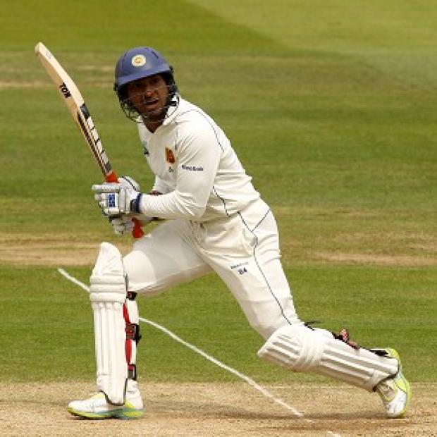 Congleton Guardian: Kumar Sangakkara hit 19 fours and three sixes in his unbeaten knock of 160 Congleton Guardian: Kumar Sangakkara hit 19 fours and three sixes in his unbeaten knock of 160