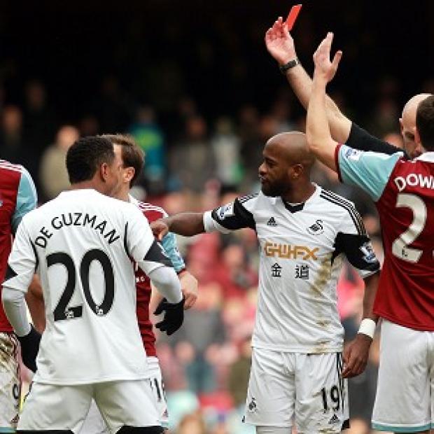 Congleton Guardian: West Ham's Andy Carroll (left) will be banned for three matches Congleton Guardian: West Ham's Andy Carroll (left) will be banned for three matches