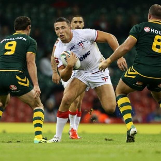 Congleton Guardian: Sam Burgess, centre, has been linked with a move to Aviva Premiership side Bath Congleton Guardian: Sam Burgess, centre, has been linked with a move to Aviva Premiership side Bath
