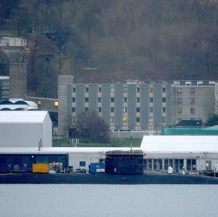Congleton Guardian: The Faslane base on the Clyde, where workers are to stage a strike Congleton Guardian: The Faslane base on the Clyde, where workers are to stage a strike