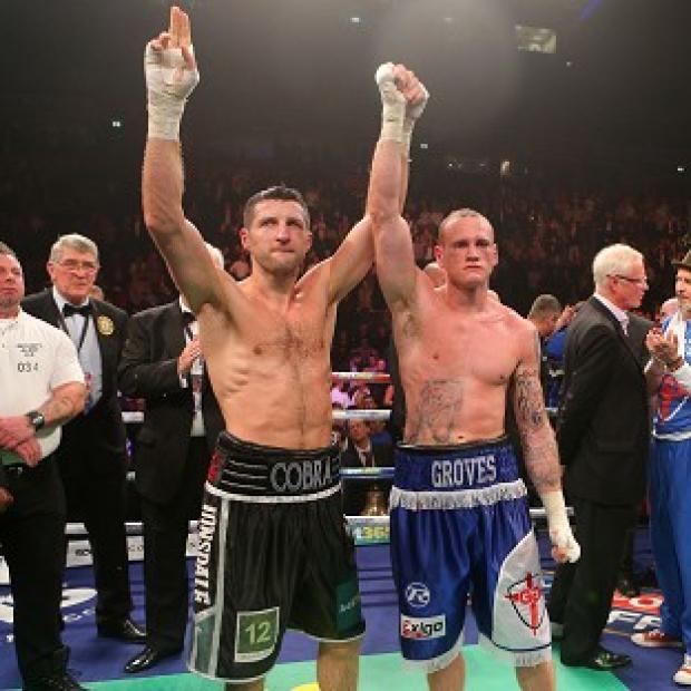 Congleton Guardian: Carl Froch, left, and George Groves, right, will go head to head again on May 31 Congleton Guardian: Carl Froch, left, and George Groves, right, will go head to head again on May 31