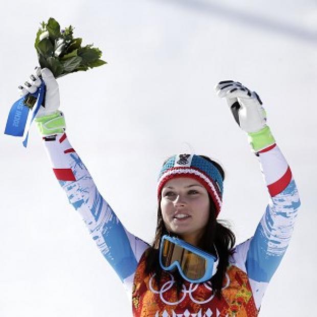 Congleton Guardian: Anna Fenninger won gold in the ladies' super-G (AP) Congleton Guardian: Anna Fenninger won gold in the ladies' super-G (AP)