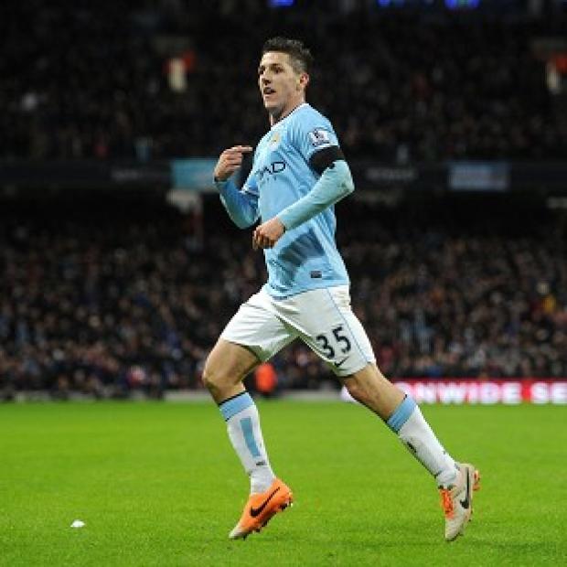 Congleton Guardian: Stevan Jovetic netted the opener for City Congleton Guardian: Stevan Jovetic netted the opener for City