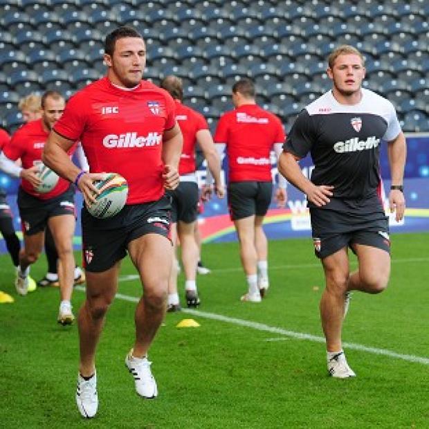 Congleton Guardian: Sam Burgess, left, has swapped rugby codes Congleton Guardian: Sam Burgess, left, has swapped rugby codes