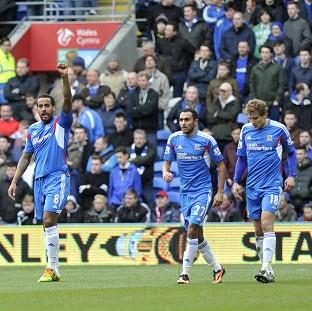 Congleton Guardian: Tom Huddlestone, left, started the scoring for Hull Congleton Guardian: Tom Huddlestone, left, started the scoring for Hull