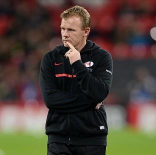 Congleton Guardian: Mark McCall, pictured, was full of praise for stand-in fly-half Alex Goode Congleton Guardian: Mark McCall, pictured, was full of praise for stand-in fly-half Alex Goode