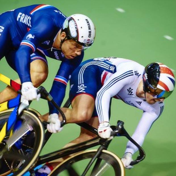 Congleton Guardian: Jason Kenny, right, has had a Track Cycling World Championships to forget Congleton Guardian: Jason Kenny, right, has had a Track Cycling World Championships to forget