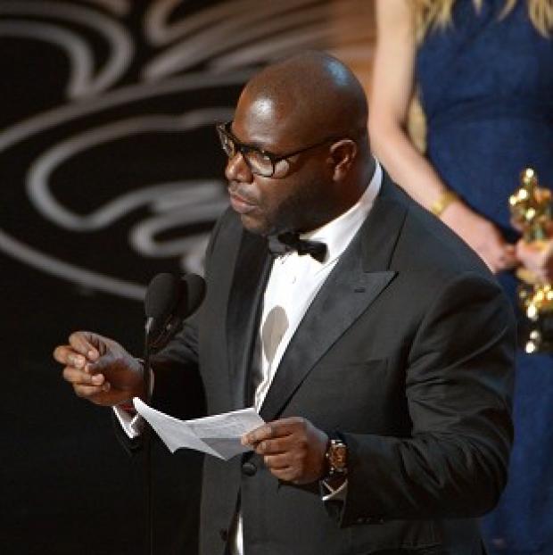 Congleton Guardian: Steve McQueen accepts the award for best picture of the year for 12 Years A Slave (AP) Congleton Guardian: Steve McQueen accepts the award for best picture of the year for 12 Years A Slave (AP)