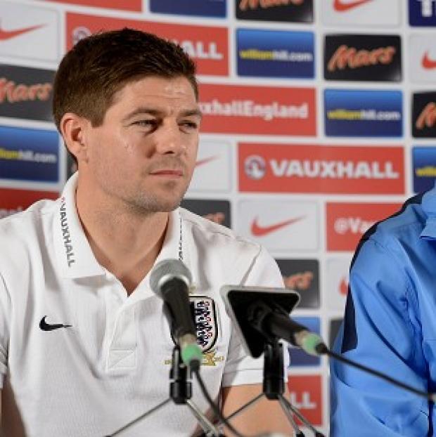 Congleton Guardian: Steven Gerrard, left, is excited about playing in the World Cup Congleton Guardian: Steven Gerrard, left, is excited about playing in the World Cup