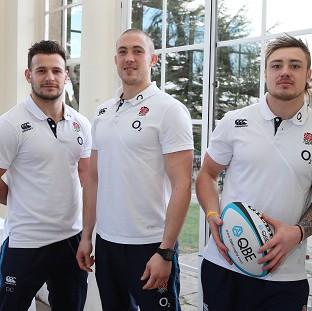 Congleton Guardian: Danny Care, left, Mike Brown, centre, and Jack Nowell are ready to face Wales
Congleton Guardian: Danny Care, left, Mike Brown, centre, and Jack Nowell are ready to face Wales