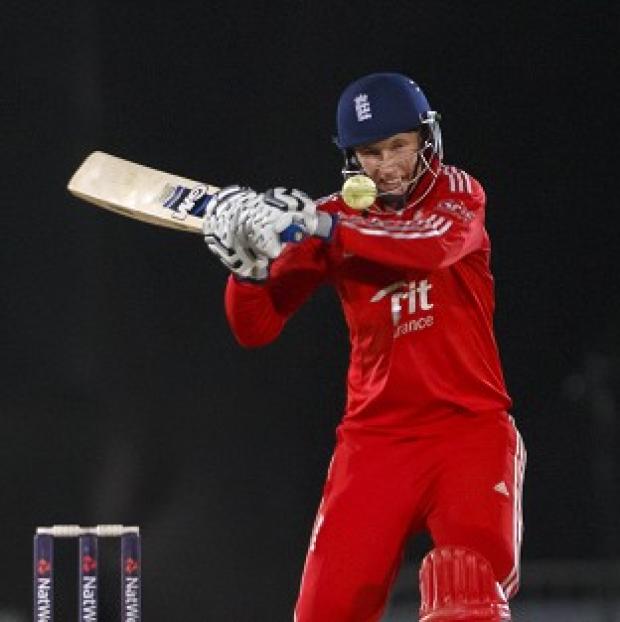 Congleton Guardian: Joe Root took a painful blow on the thumb but recovered to hit his first ODI hundred. Congleton Guardian: Joe Root took a painful blow on the thumb but recovered to hit his first ODI hundred.