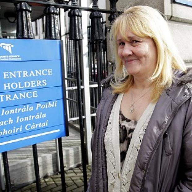Congleton Guardian: Sylvia Deehan arrives at court for her legal action against a pub after allegedly being injured during a rush to grab a free prize at an Ann Summers party. Congleton Guardian: Sylvia Deehan arrives at court for her legal action against a pub after allegedly being injured during a rush to grab a free prize at an Ann Summers party.