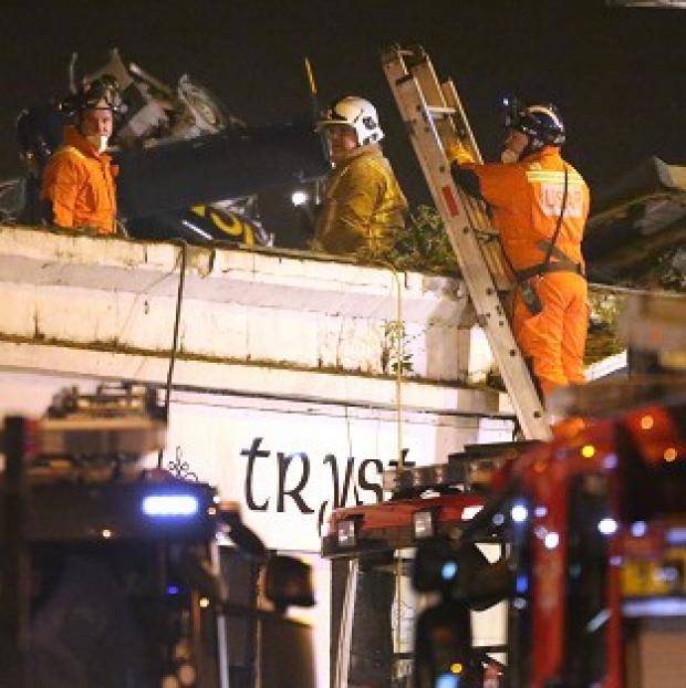 Congleton Guardian: Ten people died after a helicopter crash in Glasgow last November Congleton Guardian: Ten people died after a helicopter crash in Glasgow last November