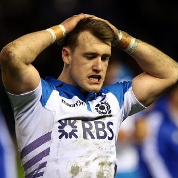 Congleton Guardian: Stuart Hogg was dismissed 23 minutes into the RBS 6 Nations clash with Wales Congleton Guardian: Stuart Hogg was dismissed 23 minutes into the RBS 6 Nations clash with Wales