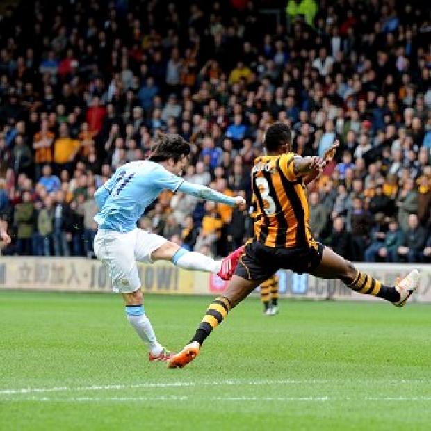 Congleton Guardian: David Silva's fine goal against Hull helped Manchester City pick up a valuable three points in the title race Congleton Guardian: David Silva's fine goal against Hull helped Manchester City pick up a valuable three points in the title race