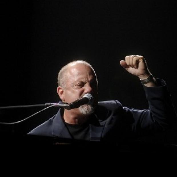 Congleton Guardian: Billy Joel was joined on stage by AC/DC lead singer Brian Johnson at a concert in New York Congleton Guardian: Billy Joel was joined on stage by AC/DC lead singer Brian Johnson at a concert in New York
