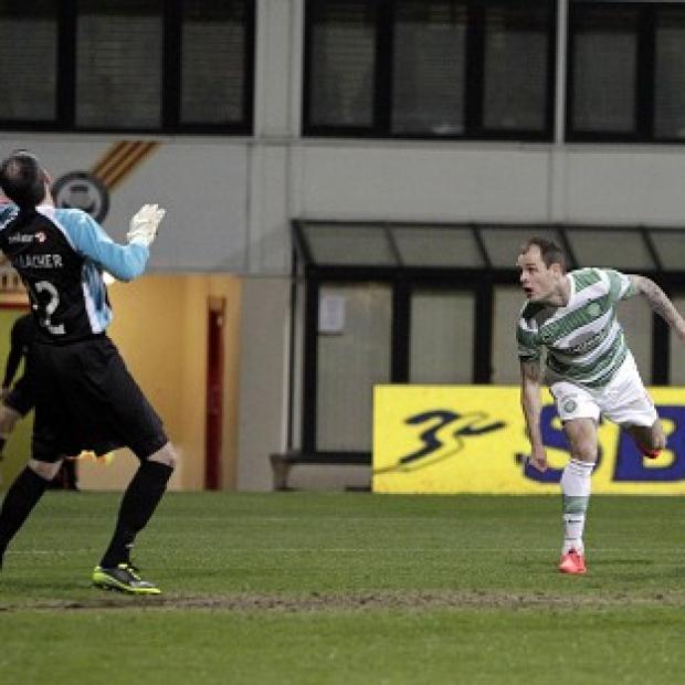 Congleton Guardian: Anthony Stokes opens the scoring for Celtic Congleton Guardian: Anthony Stokes opens the scoring for Celtic