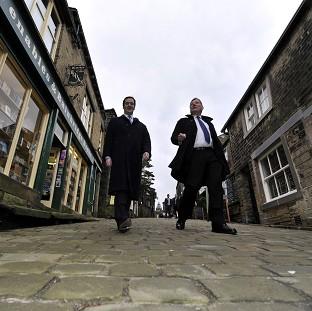 Congleton Guardian: Housing minister Kris Hopkins, right, pictured with Chancellor George Osborne, denied the Government was fuelling property price rises Congleton Guardian: Housing minister Kris Hopkins, right, pictured with Chancellor George Osborne, denied the Government was fuelling property price rises