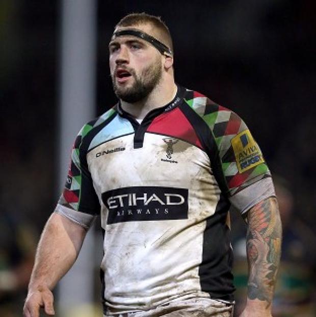 Congleton Guardian: Joe Marler is set to make his 100th senior appearance for Harlequins on Friday night Congleton Guardian: Joe Marler is set to make his 100th senior appearance for Harlequins on Friday night