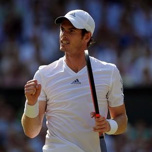 Congleton Guardian: Andy Murray practiced on Thursday Congleton Guardian: Andy Murray practiced on Thursday