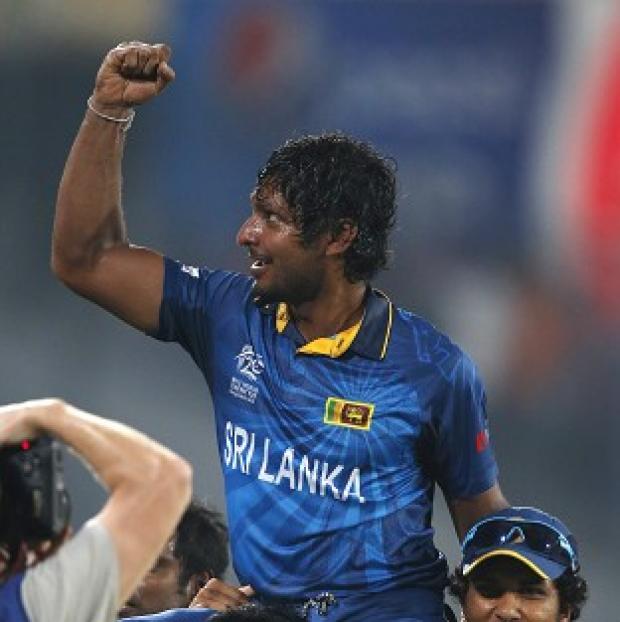 Congleton Guardian: Sri Lanka's Kumar Sangakkara celebrates with teammates (AP) Congleton Guardian: Sri Lanka's Kumar Sangakkara celebrates with teammates (AP)