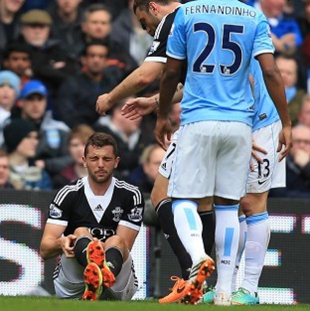 Congleton Guardian: Jay Rodriguez sustained the season-ending injury at Manchester City on Saturday Congleton Guardian: Jay Rodriguez sustained the season-ending injury at Manchester City on Saturday