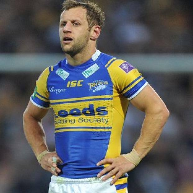 Congleton Guardian: Rob Burrow broke his collarbone in the win over Saints Congleton Guardian: Rob Burrow broke his collarbone in the win over Saints
