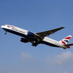 Congleton Guardian: Passengers on the BA flight have been told the risk of infection is 'extremely low' Congleton Guardian: Passengers on the BA flight have been told the risk of infection is 'extremely low'
