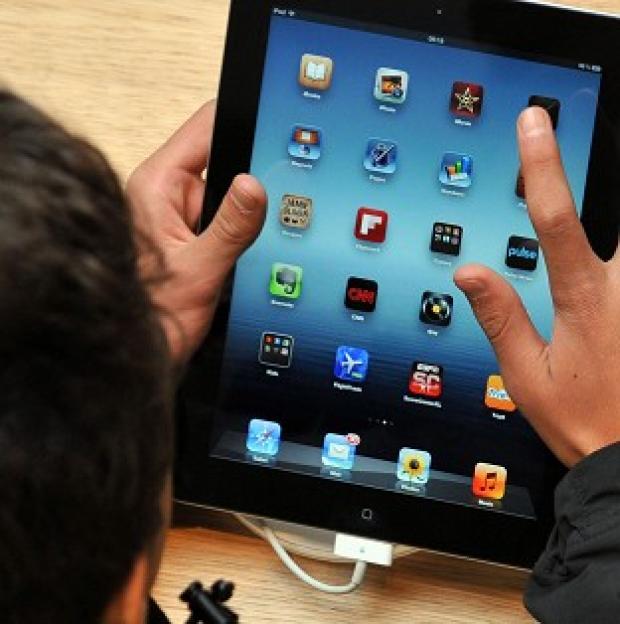Congleton Guardian: High numbers of youngsters took gadgets such as laptops, tablets and smartphones to bed with them, the study said Congleton Guardian: High numbers of youngsters took gadgets such as laptops, tablets and smartphones to bed with them, the study said
