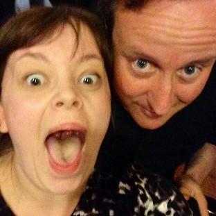 Congleton Guardian: Prime Minister David Cameron poses for a selfie with Becky Smith in Nandos, Park Street, Bristol, during a visit to the city. (Becky Smith/PA) Congleton Guardian: Prime Minister David Cameron poses for a selfie with Becky Smith in Nandos, Park Street, Bristol, during a visit to the city. (Becky Smith/PA)
