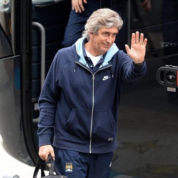 Congleton Guardian: Manuel Pellegrini's side realistically need only a point against West Ham to clinch the title on Sunday Congleton Guardian: Manuel Pellegrini's side realistically need only a point against West Ham to clinch the title on Sunday