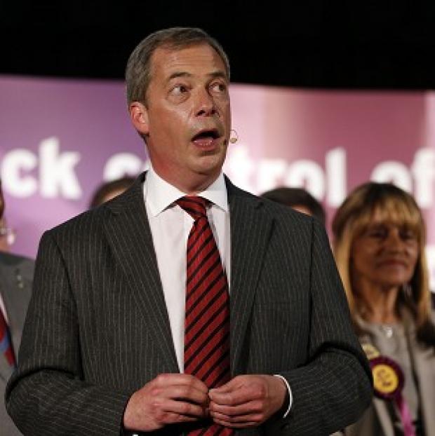 Congleton Guardian: Nigel Farage has condemned the often violent nature of protests against him Congleton Guardian: Nigel Farage has condemned the often violent nature of protests against him