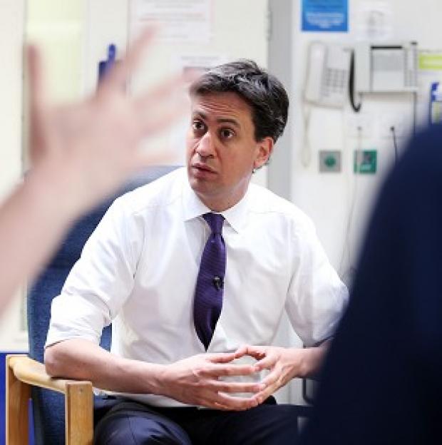 Congleton Guardian: Ed Miliband has pledged financial support for GPs' surgeries. Congleton Guardian: Ed Miliband has pledged financial support for GPs' surgeries.