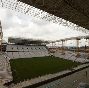 Congleton Guardian: The Itaquerao Stadium staged a match in Brazil this weekend Congleton Guardian: The Itaquerao Stadium staged a match in Brazil this weekend
