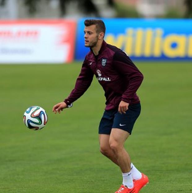 Congleton Guardian: Jack Wilshere has been given England's number seven shirt for this summer's World Cup Congleton Guardian: Jack Wilshere has been given England's number seven shirt for this summer's World Cup