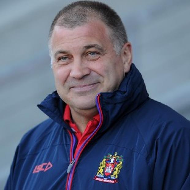 Congleton Guardian: Shaun Wane was a happy man after the win over Salford Congleton Guardian: Shaun Wane was a happy man after the win over Salford
