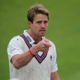 Congleton Guardian: Nick Compton was unbeaten on 72 after the first day's play Congleton Guardian: Nick Compton was unbeaten on 72 after the first day's play