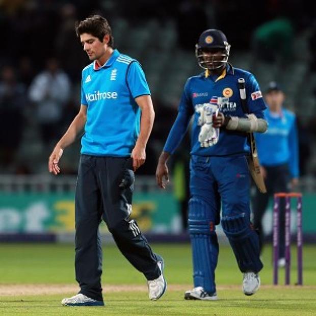 Congleton Guardian: One-day captains Alastair Cook, left, and Angelo Mathews, right, will meet again in November Congleton Guardian: One-day captains Alastair Cook, left, and Angelo Mathews, right, will meet again in November