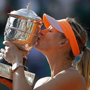 Congleton Guardian: Maria Sharapova kisses the trophy after winning the French Open in a thrilling three-set final (AP) Congleton Guardian: Maria Sharapova kisses the trophy after winning the French Open in a thrilling three-set final (AP)