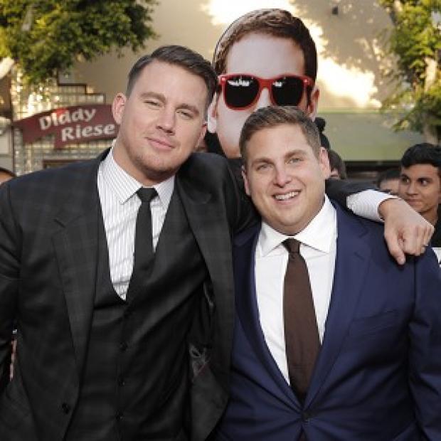 Congleton Guardian: Channing Tatum and Jonah Hill pose together at the Los Angeles premiere of 22 Jump Street Congleton Guardian: Channing Tatum and Jonah Hill pose together at the Los Angeles premiere of 22 Jump Street