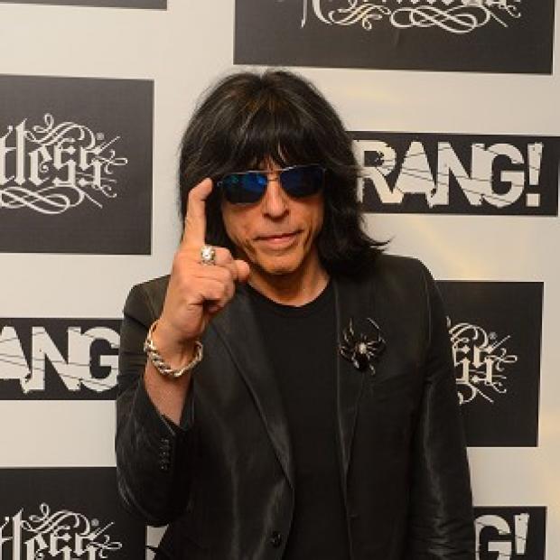 Congleton Guardian: Marky Ramone arriving at the Kerrang Awards, at the Troxy Congleton Guardian: Marky Ramone arriving at the Kerrang Awards, at the Troxy