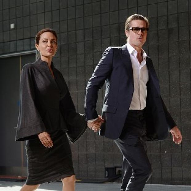 Congleton Guardian: Angelina Jolie and Brad Pitt arrived hand-in-hand for the London summit Congleton Guardian: Angelina Jolie and Brad Pitt arrived hand-in-hand for the London summit