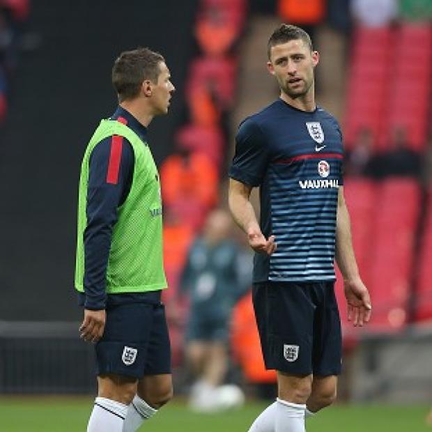 Congleton Guardian: Gary Cahill, right, and Phil Jagielka have forged a solid partnership Congleton Guardian: Gary Cahill, right, and Phil Jagielka have forged a solid partnership