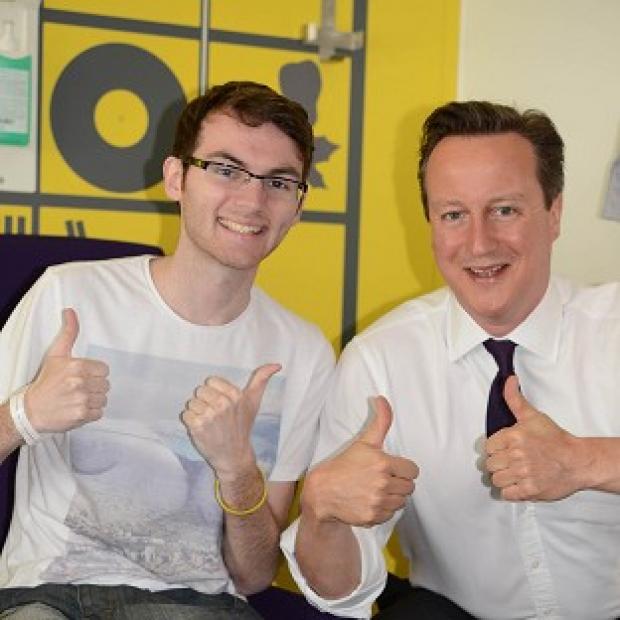 Congleton Guardian: Stephen Sutton with Prime Minister David Cameron Congleton Guardian: Stephen Sutton with Prime Minister David Cameron
