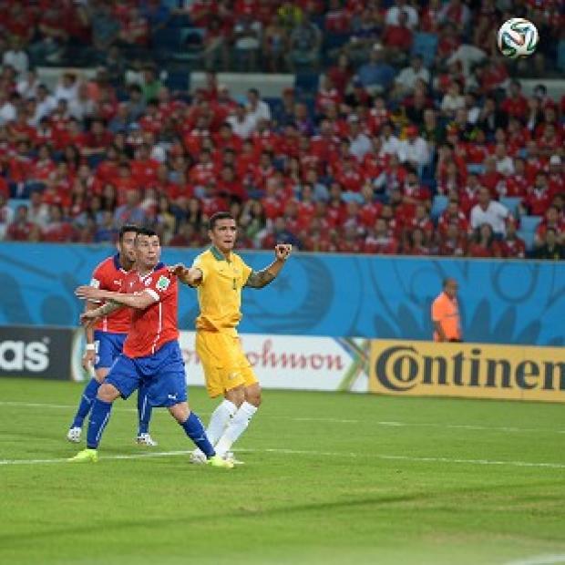 Congleton Guardian: Tim Cahill, right, says Australia will learn from Chile defeat Congleton Guardian: Tim Cahill, right, says Australia will learn from Chile defeat
