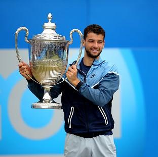 Congleton Guardian: Grigor Dimitrov was victorious at The Queen's Club on Sunday Congleton Guardian: Grigor Dimitrov was victorious at The Queen's Club on Sunday