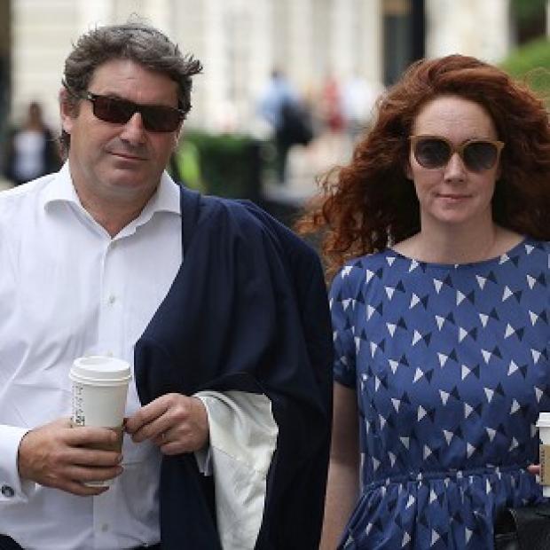 Congleton Guardian: Charlie and Rebekah Brooks outside the Old Bailey in central London as the jury considers verdicts in the phone hacking trial. Congleton Guardian: Charlie and Rebekah Brooks outside the Old Bailey in central London as the jury considers verdicts in the phone hacking trial.