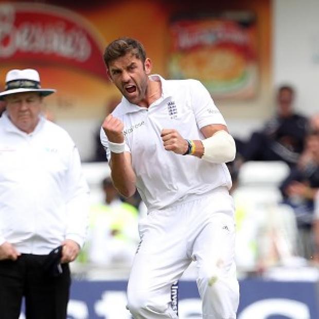 Congleton Guardian: Liam Plunkett picked up a wicket on home soil Congleton Guardian: Liam Plunkett picked up a wicket on home soil