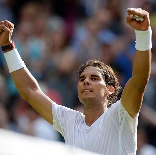 Congleton Guardian: Rafael Nadal had to fight off a spirited challenge from Martin Kilzan on day two of Wimbledon Congleton Guardian: Rafael Nadal had to fight off a spirited challenge from Martin Kilzan on day two of Wimbledon
