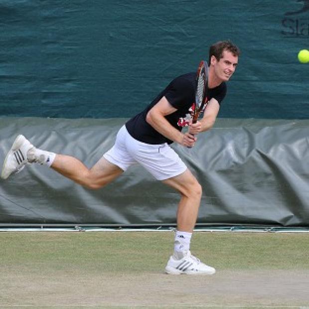 Congleton Guardian: Andy Murray, pictured, will face Blaz Rola on Court One later today Congleton Guardian: Andy Murray, pictured, will face Blaz Rola on Court One later today